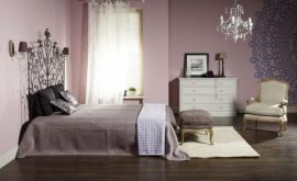 Sypialnia w stylu new romantic
