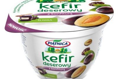 Kefir deserowy z konfiturą śliwka