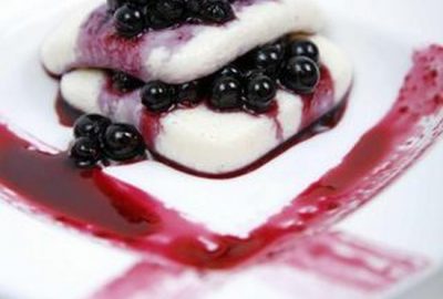 Kasza manna z jagodami