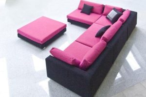 Sofa Coma HM Design w tkaninie D.O.C. firmy Italvelluti
