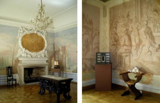 Wystawa dekorowanych mebli w Muzeum Wnętrz w Otwocku Wielkim