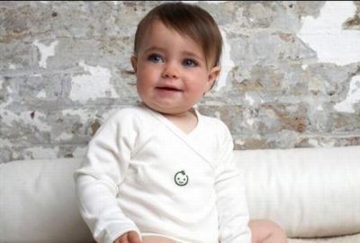Zielone dzieci body