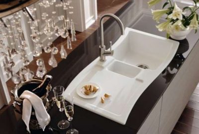 Piękny zlewozmywak ceramiczny firmy Villeroy Boch