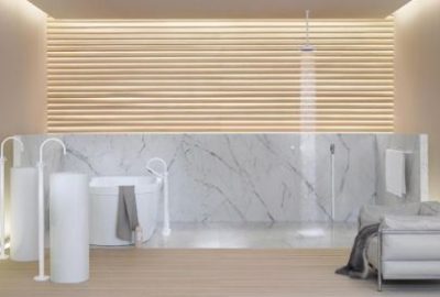 Łazienka z armaturą łazienkową firmy Dornbracht Tara