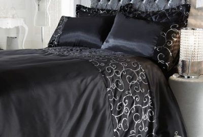 Czarna pościel do sypialni Littlewoods Ireland