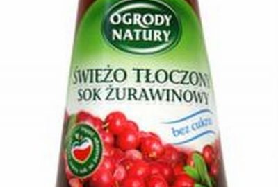 Sok Żurawinowy firmy Ogrody Natury