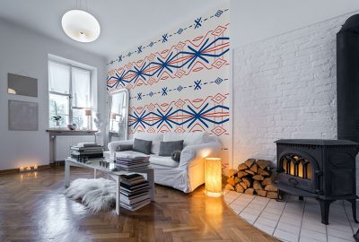 Fototapeta lateksowa Scandinavian Ethnic Motifs 85 zł za m2 Big trix.pl
