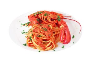 Spaghetti z homarem przepis na walentynkowa kolacje