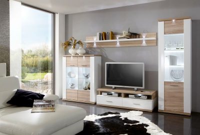 nowoczesny salon meble podswietlane 1